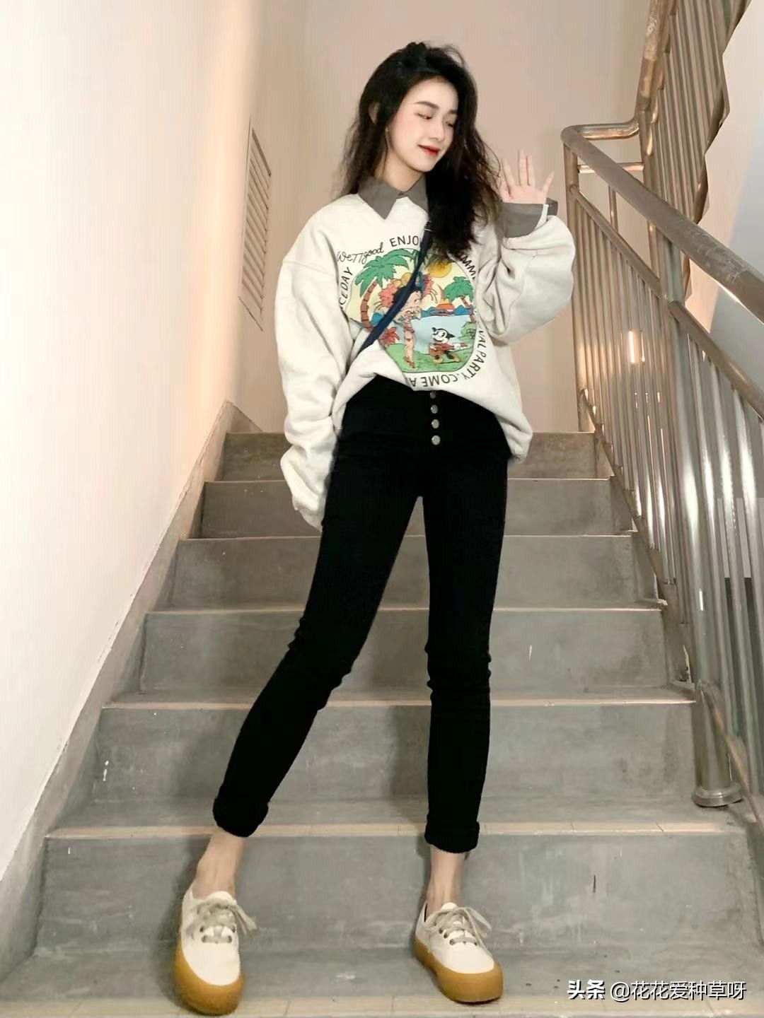 初秋穿搭｜韩国小姐姐日常随意出街穿搭