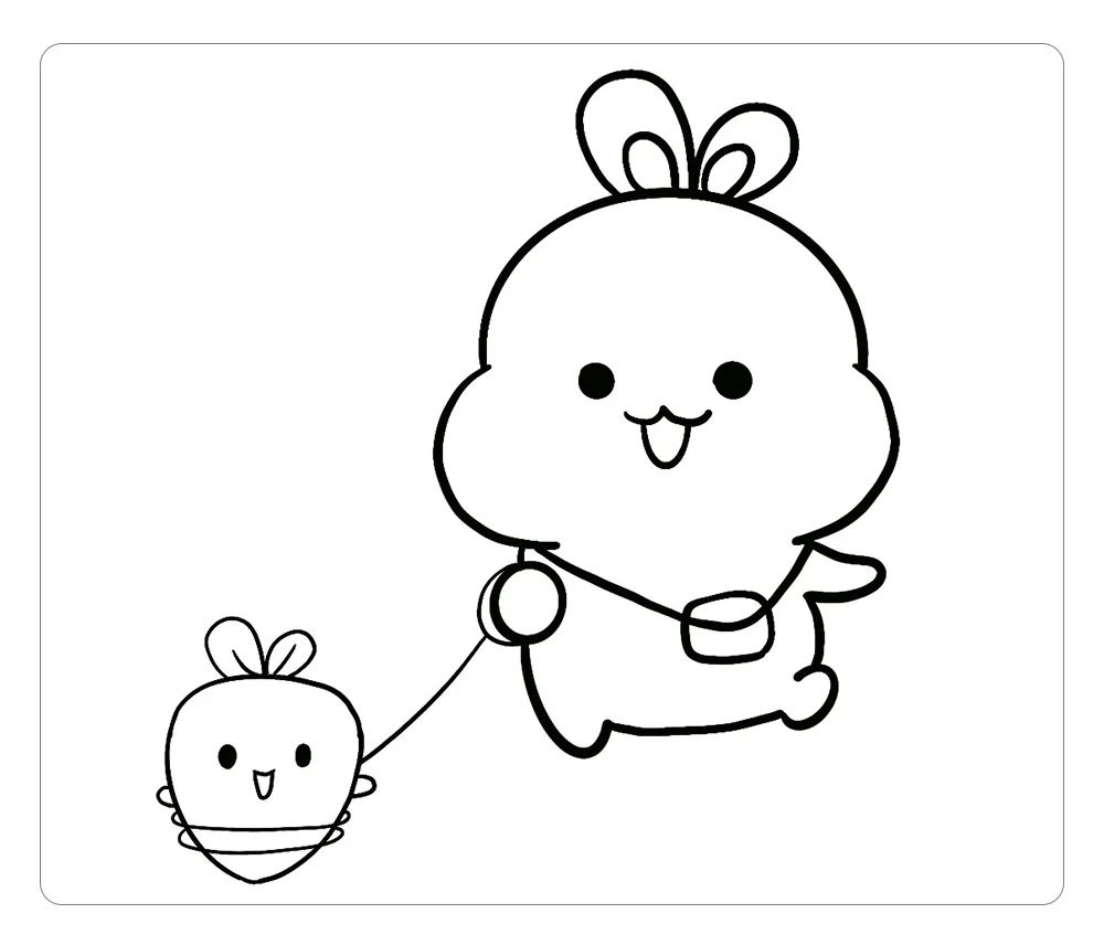 简笔画小动物100种可爱小白兔,幼儿简笔画小白兔大全最简单