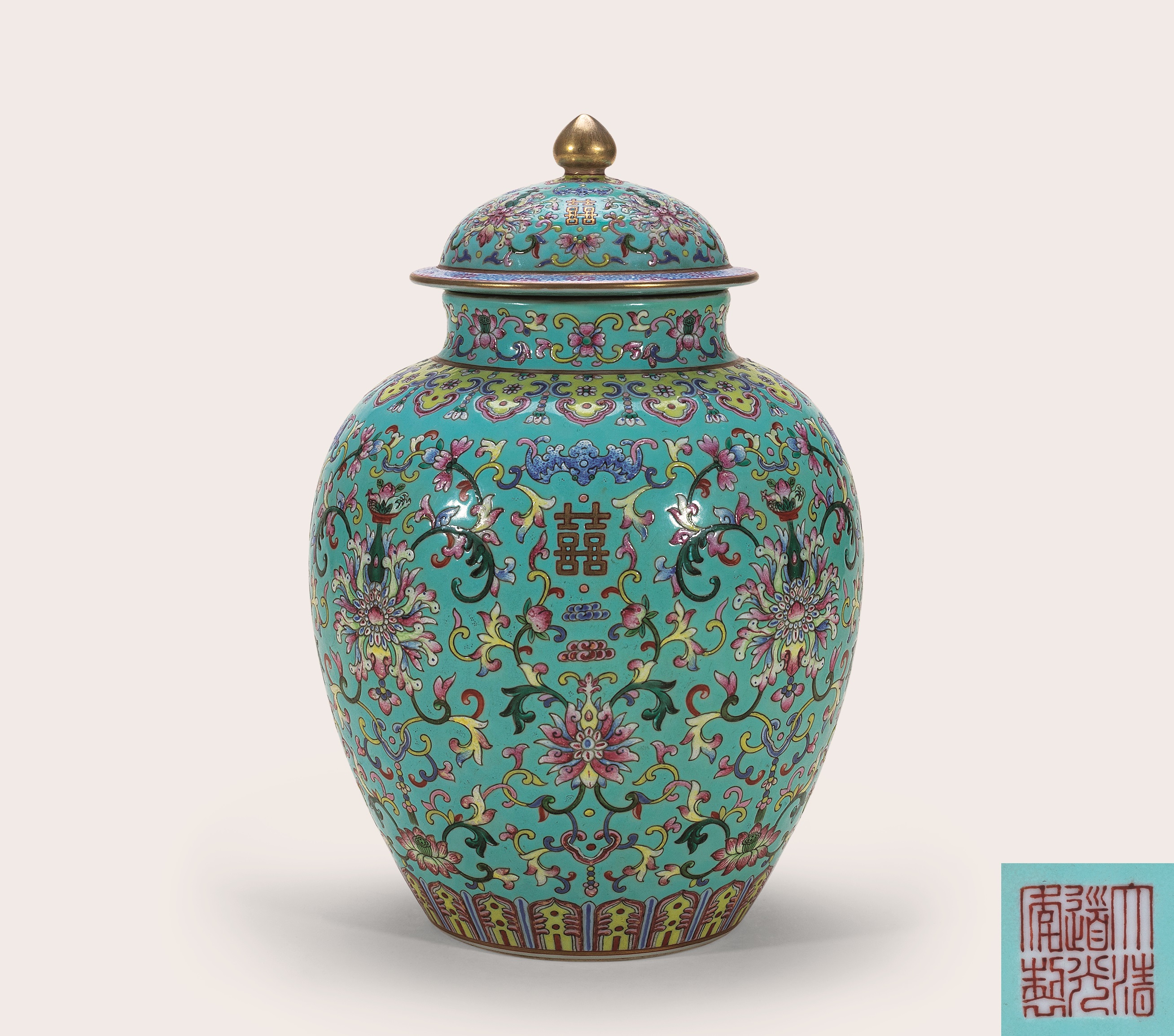 仿清民国粉彩大花瓶插花,乾隆粉彩百鹿尊插花