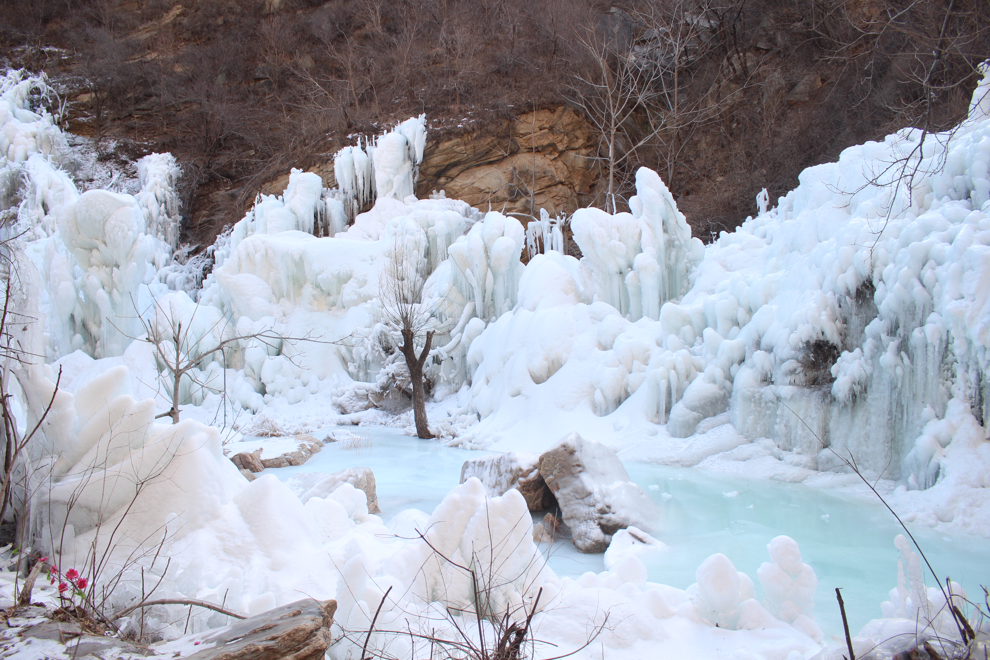 北京黑龙潭赏冰瀑,北京冰瀑攻略