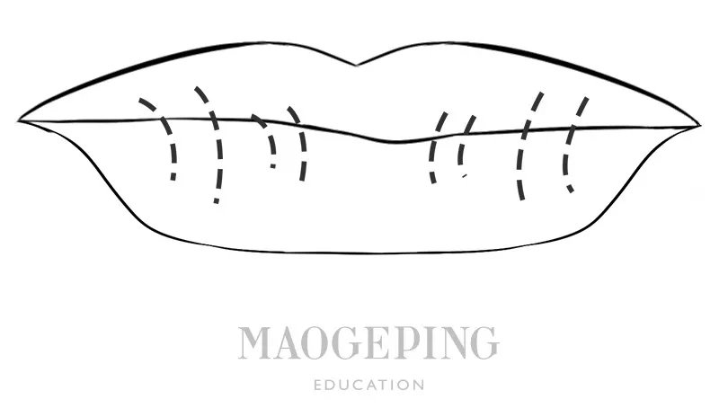 你不知道的几种口红画法,买了很多不适合的口红