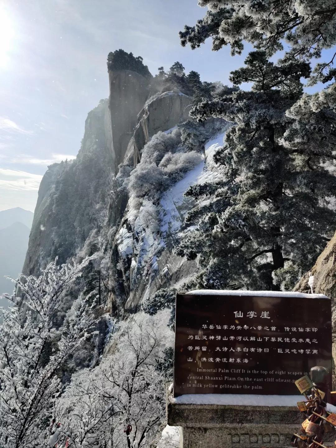 华山雾凇奇观在哪里,爬山看雾凇去哪最好