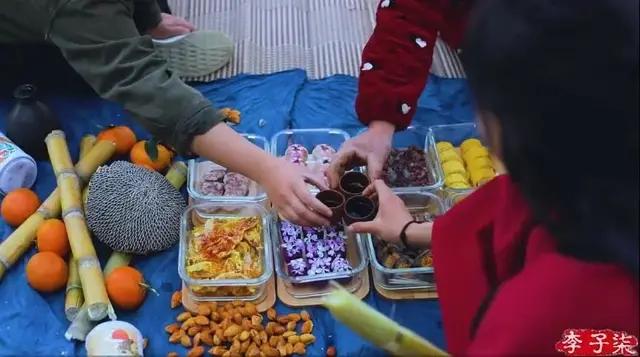 李子柒春日鲜花宴新闻,李子柒春日鲜花宴视频