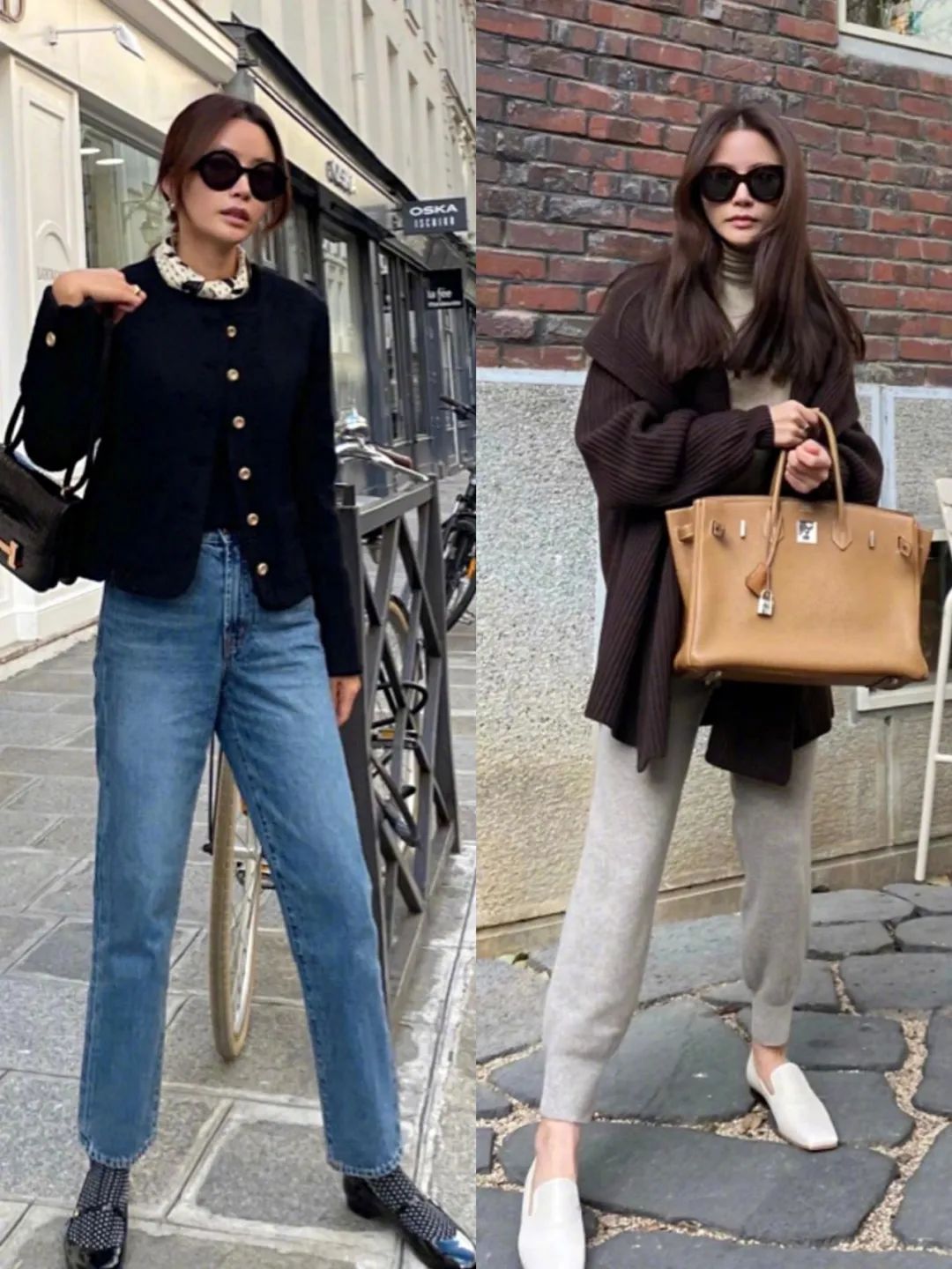 韩国很火的穿搭博主,韩国时尚女装大衣