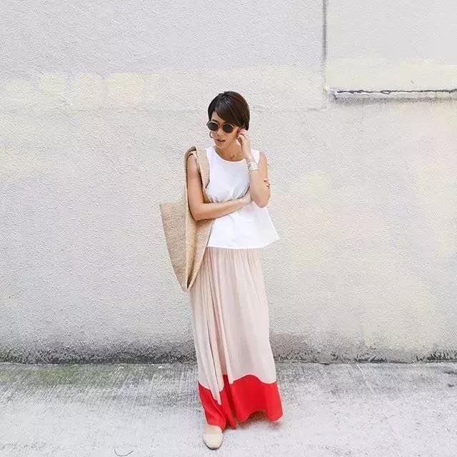 最时髦的孕妇穿搭,日本妈妈精致穿搭