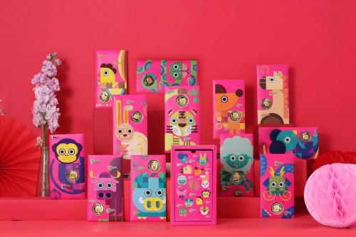 金鼠迎新春贺岁,中国黄金金鼠贺岁