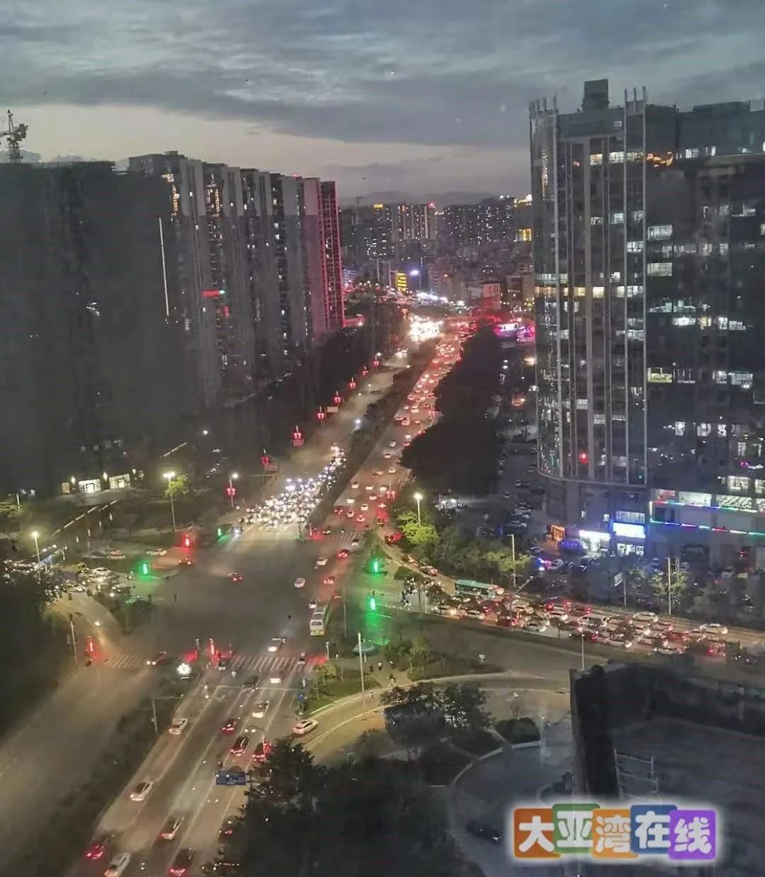 大亚湾西区亮灯率,大亚湾石化区晚上亮灯