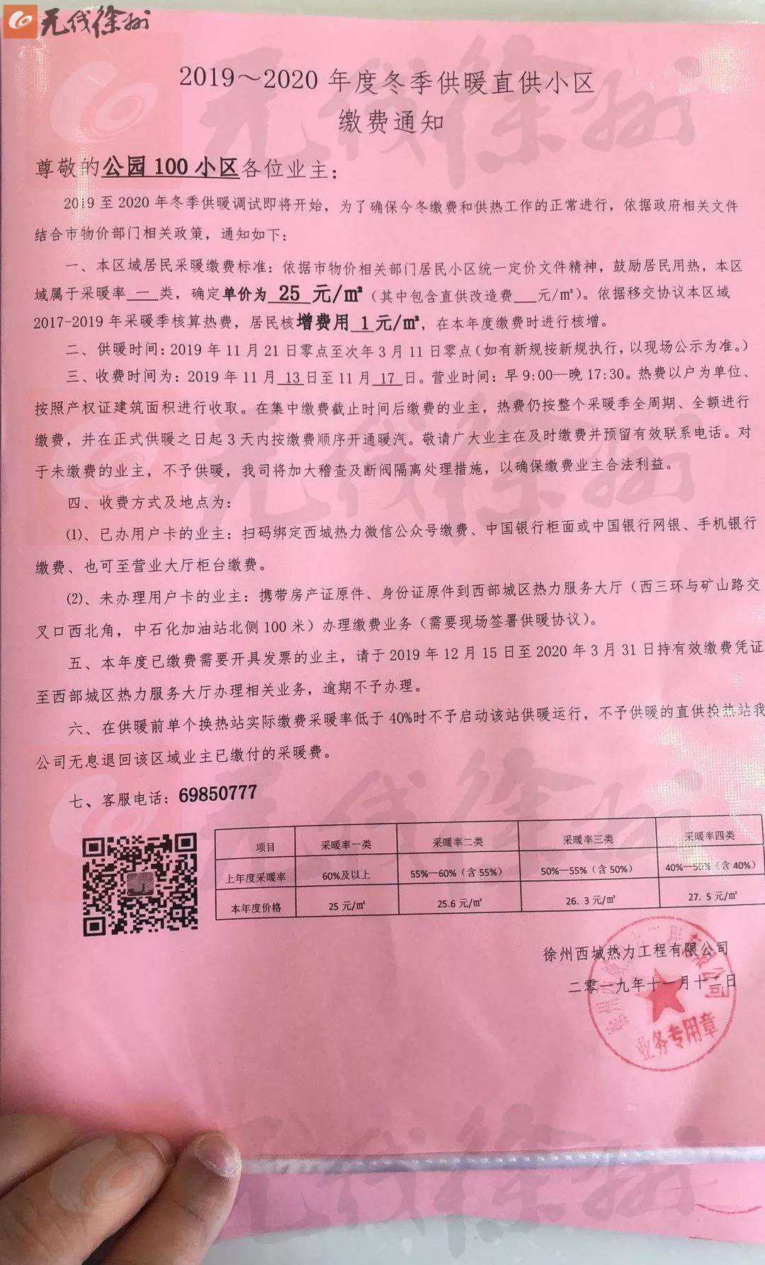 徐州供暖小区最新消息,徐州今冬供暖价格和供暖时间出炉