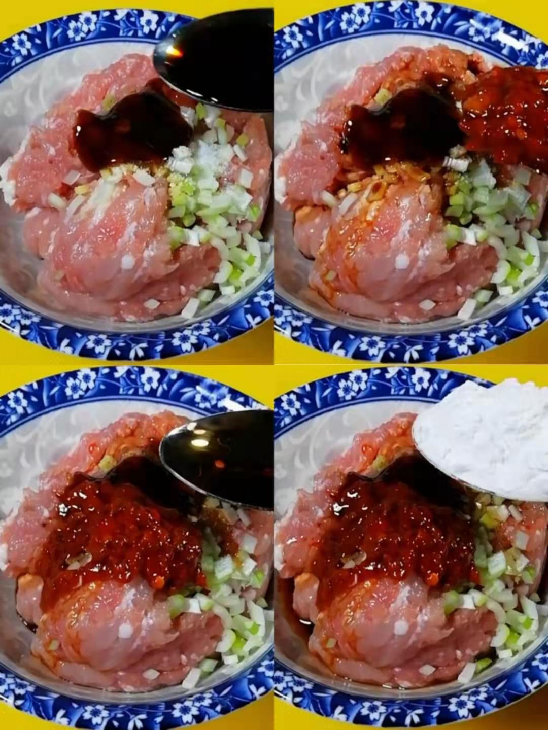 大青椒酿肉的正确方法,青椒酿肉没有肉馅能不能换成别的