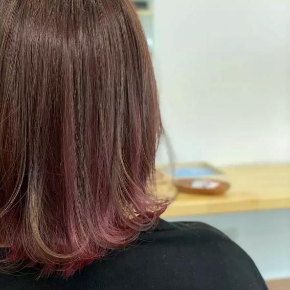 微潮色染发颜色推荐,恶魔紫色