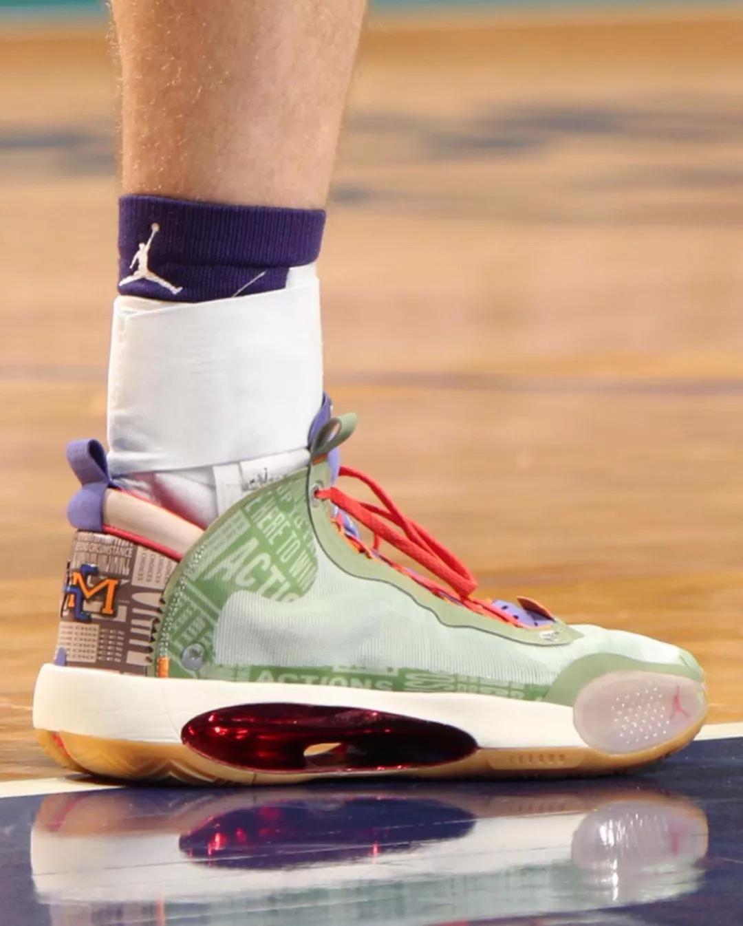 NBA球员上脚：戈登穿361度球鞋，乔治的PG4又有新配色