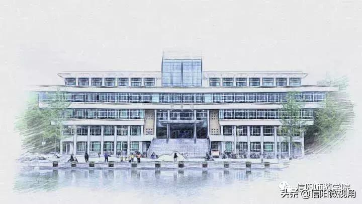 信阳师范学院漫画手绘地图高清,信阳师院美术