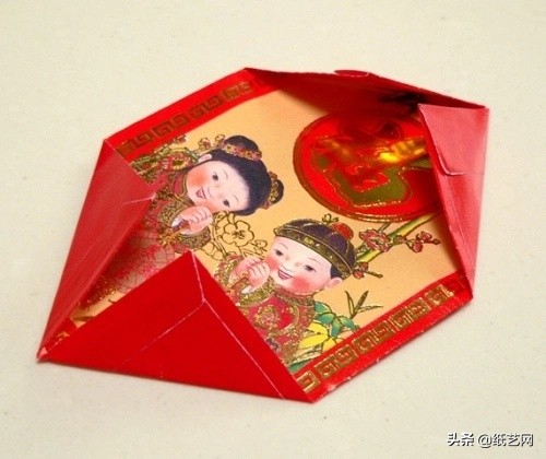 新年灯笼怎么做又简单又好玩,用红包做元宵节灯笼教程