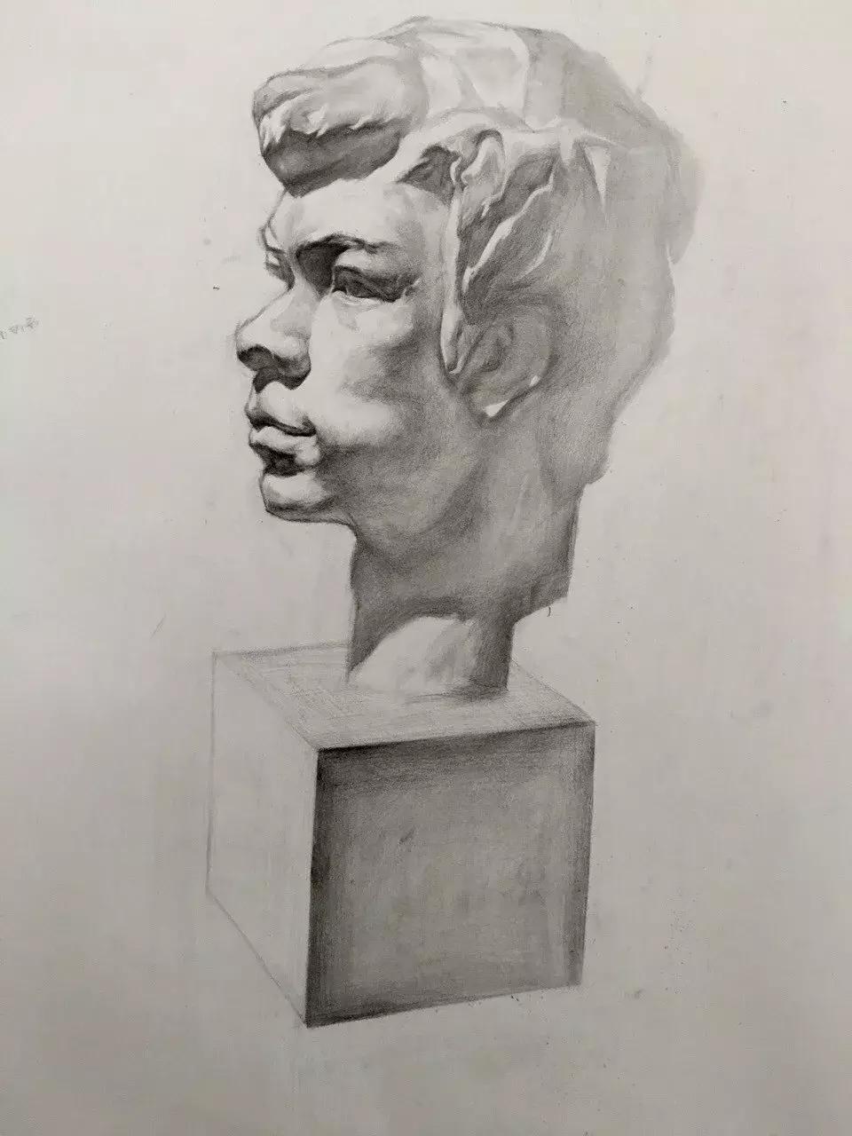 画素描不画脸,画素描总是画不深入