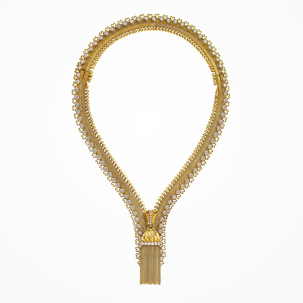 Christie’s日内瓦珠宝秋拍：7.03ct蓝钻，Cartier装饰艺术发带