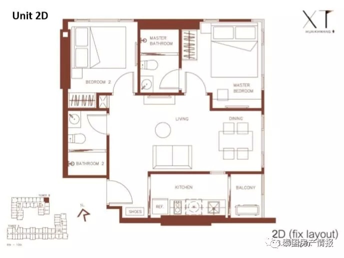 XTHuaikhwang推出10套包租房源，包租2年每年固定收益6%