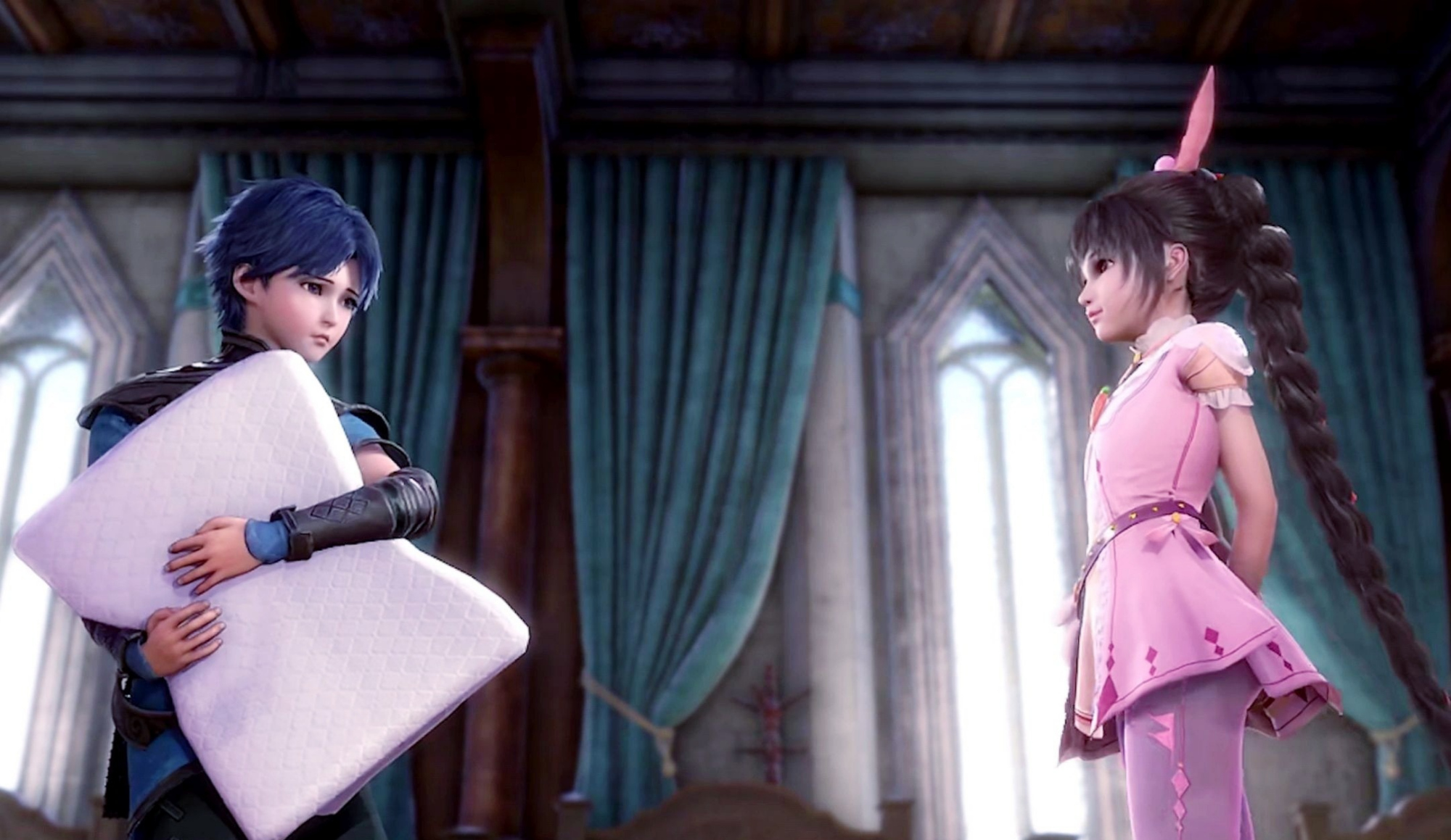 小舞和唐三合体是什么样的,小舞的睡觉姿势