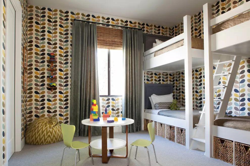 高低床儿童房安装,怎么布置房间更温馨高低床