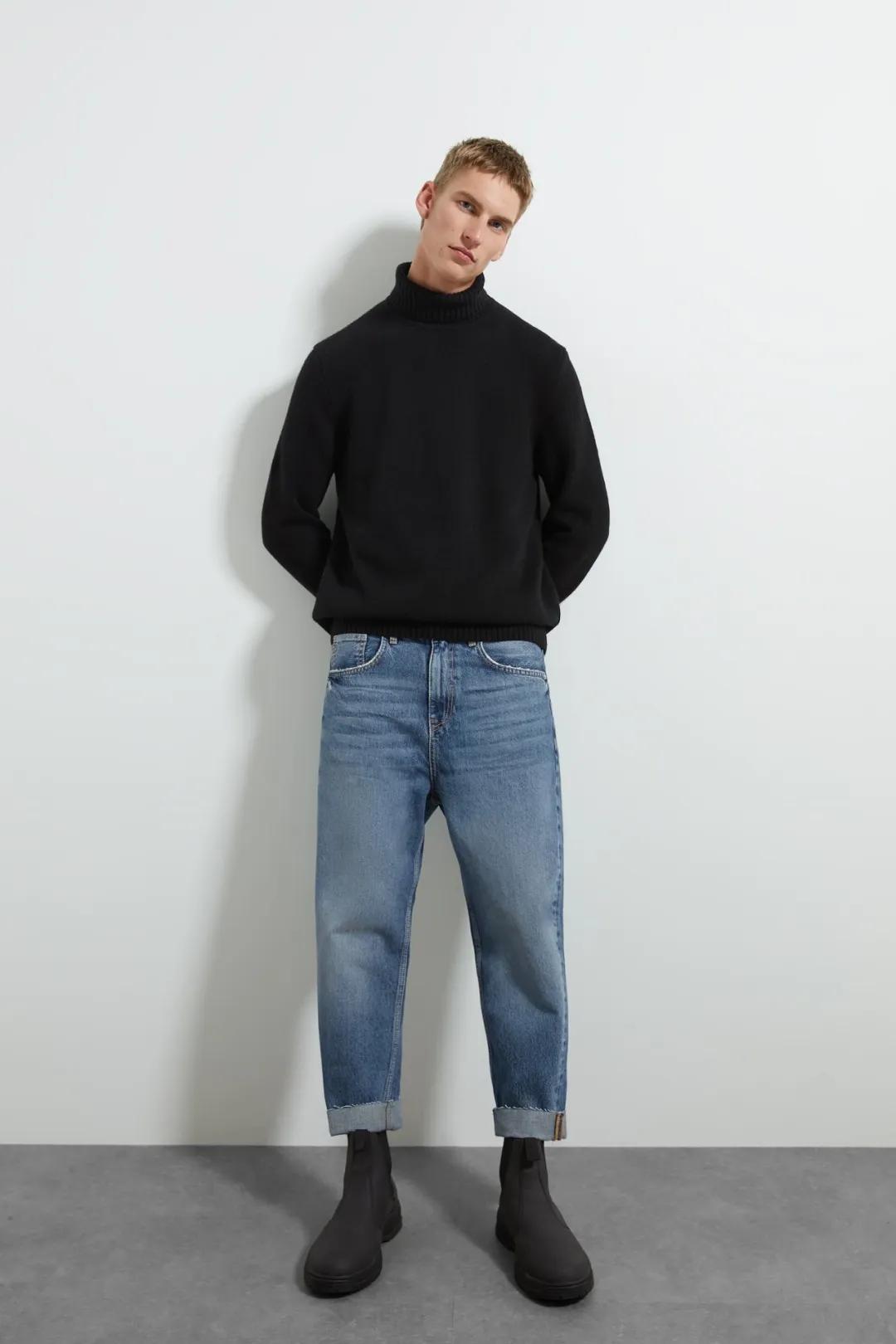 微喇牛仔裤怎么看合不合身,牛仔裤穿上怎么看合身不合身