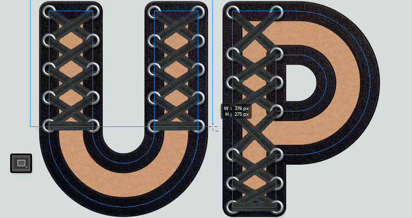 ps怎么做创意字体描边,ps鞋带花边怎么设计