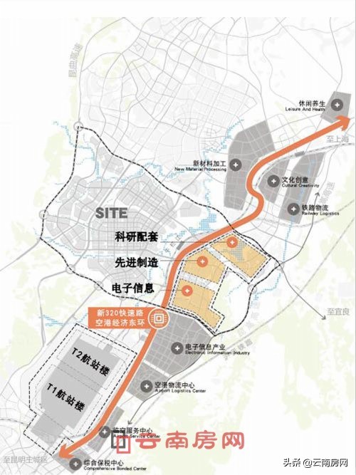 昆明北拓最新规划图,昆明空港区北拓规划