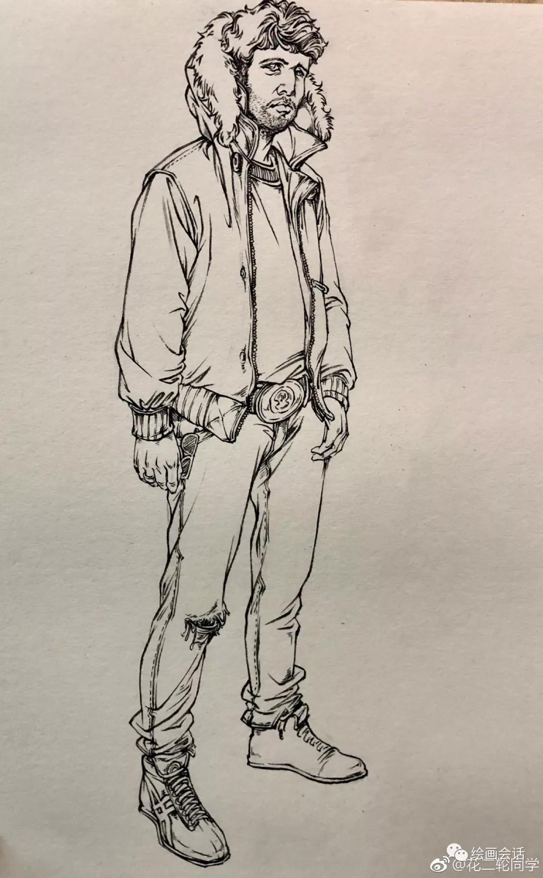 简单钢笔山水速写临摹图片,钢笔速写临摹推荐