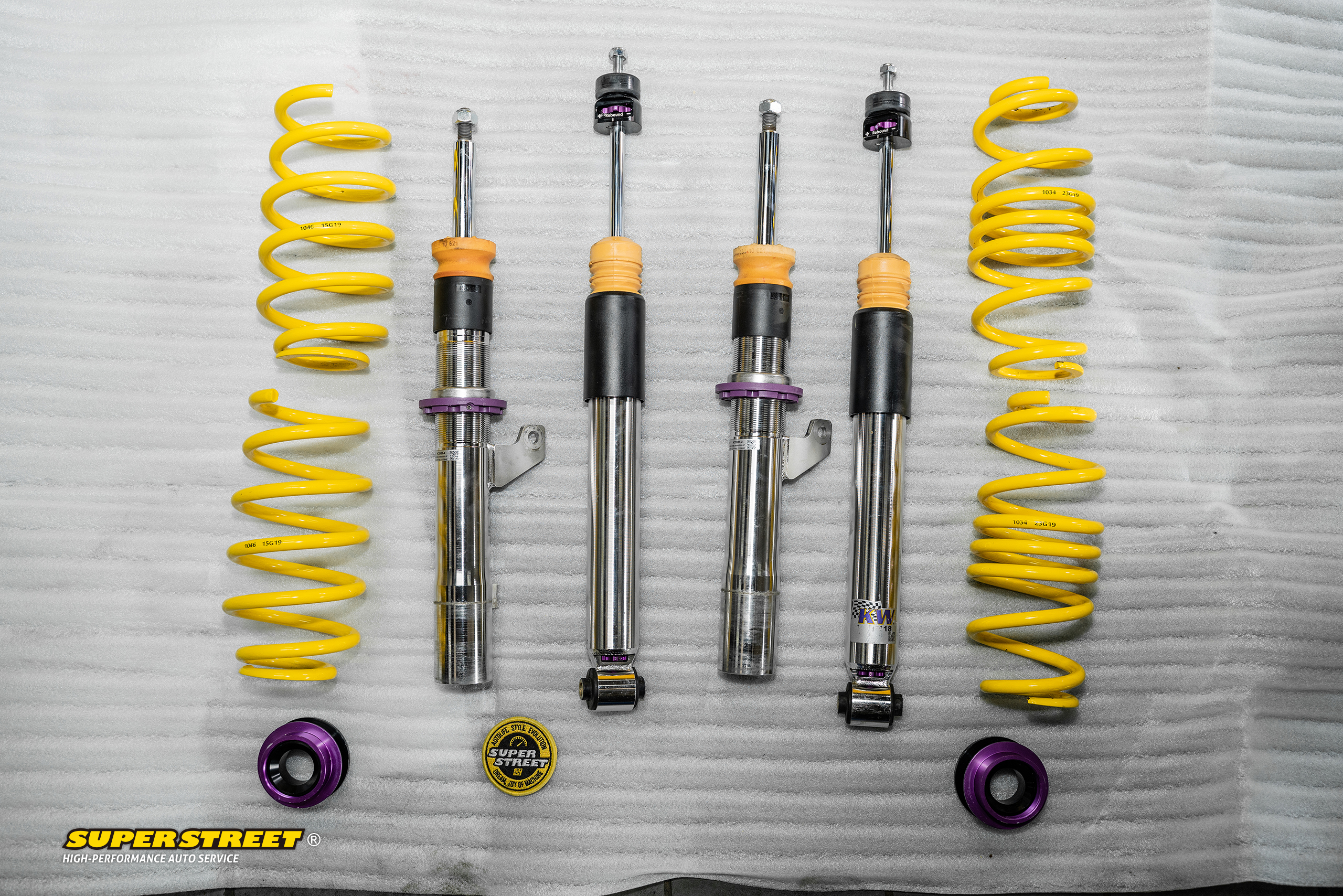 奥迪S3拆掉BILSTEINB16，换上KWV3绞牙避震，只想更舒适。