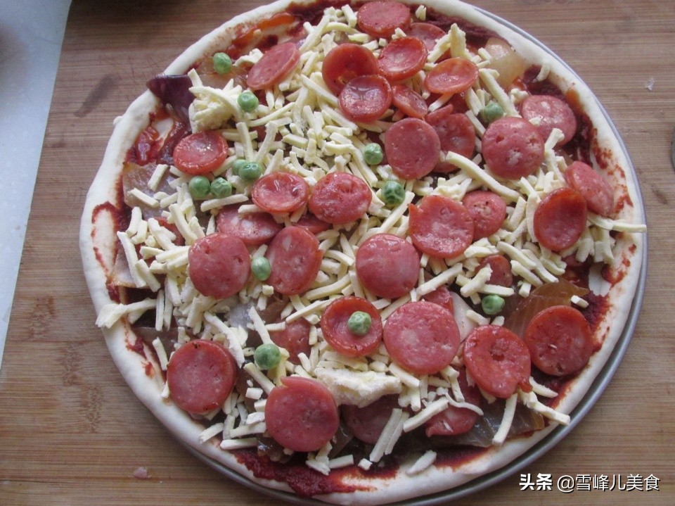 动手做一个拉丝好玩的披萨,披萨怎么做好吃又简单能拉丝