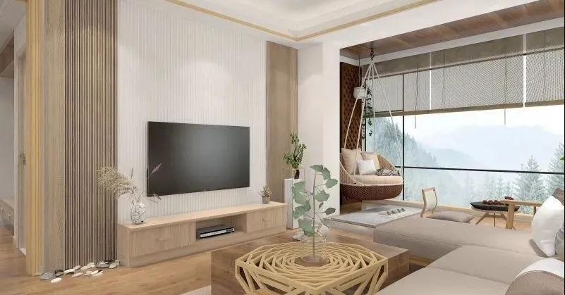 好看的客餐厅效果图,60平方客餐厅一体装修效果图大全