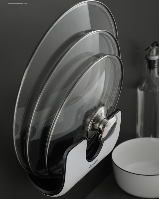 厨房壁挂式免打孔收纳用具置物架,抹布架收纳沥水多功能厨房置物架