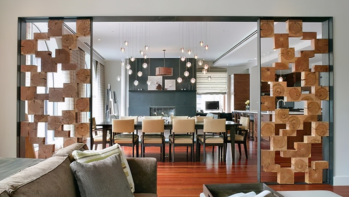 客厅和厨房隔断设计,客厅与厨房屏风隔断效果图大全