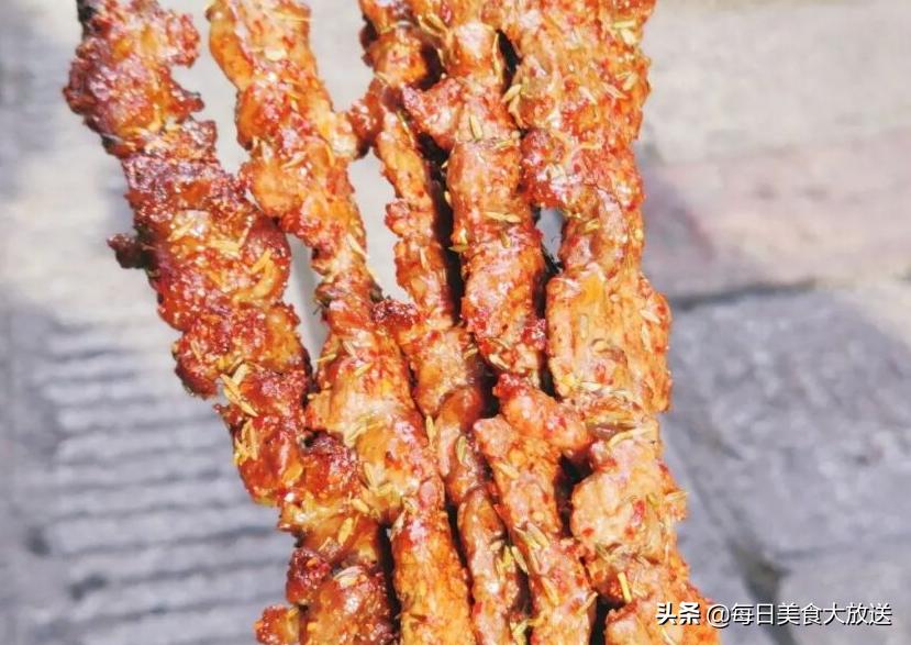 长沙最好卖的牛肉串,长沙河西牛肉串人气排名第一