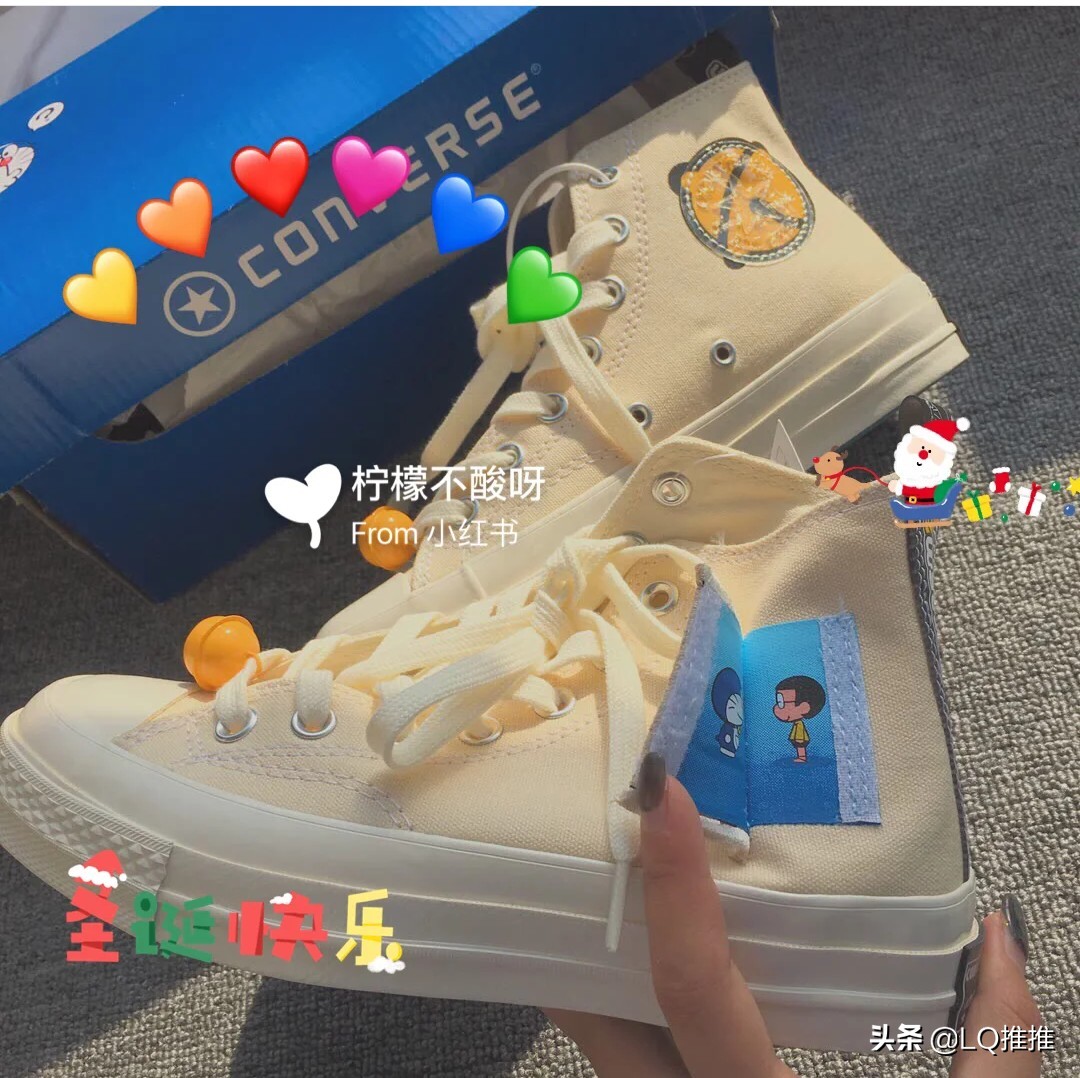 哆啦a梦鞋子匡威,哆啦a梦鞋子联名款
