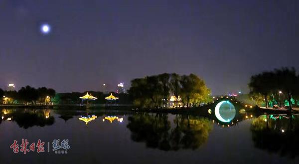 长春南湖公园太美了,长春南湖的景观