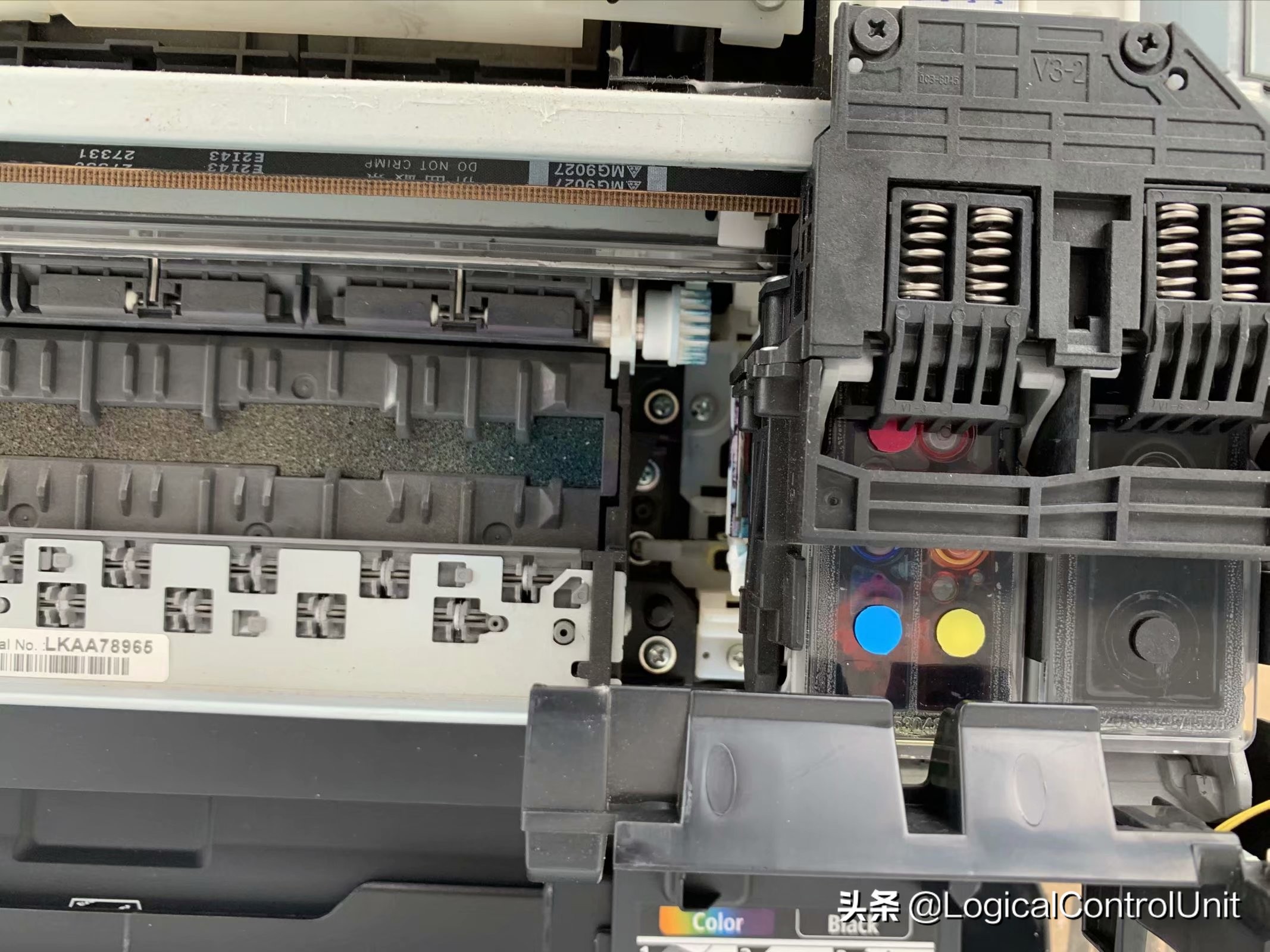 佳能mx378怎么清除卡纸,佳能打印机mx728拆卸步骤图解