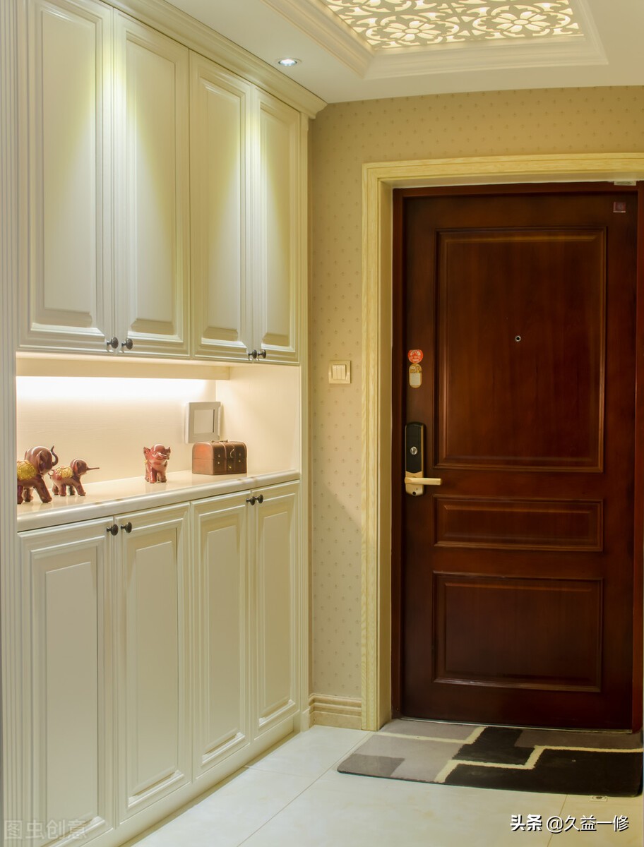 入户玄关多宽可以做玄关鞋柜,入户没有玄关怎么设计有玄关