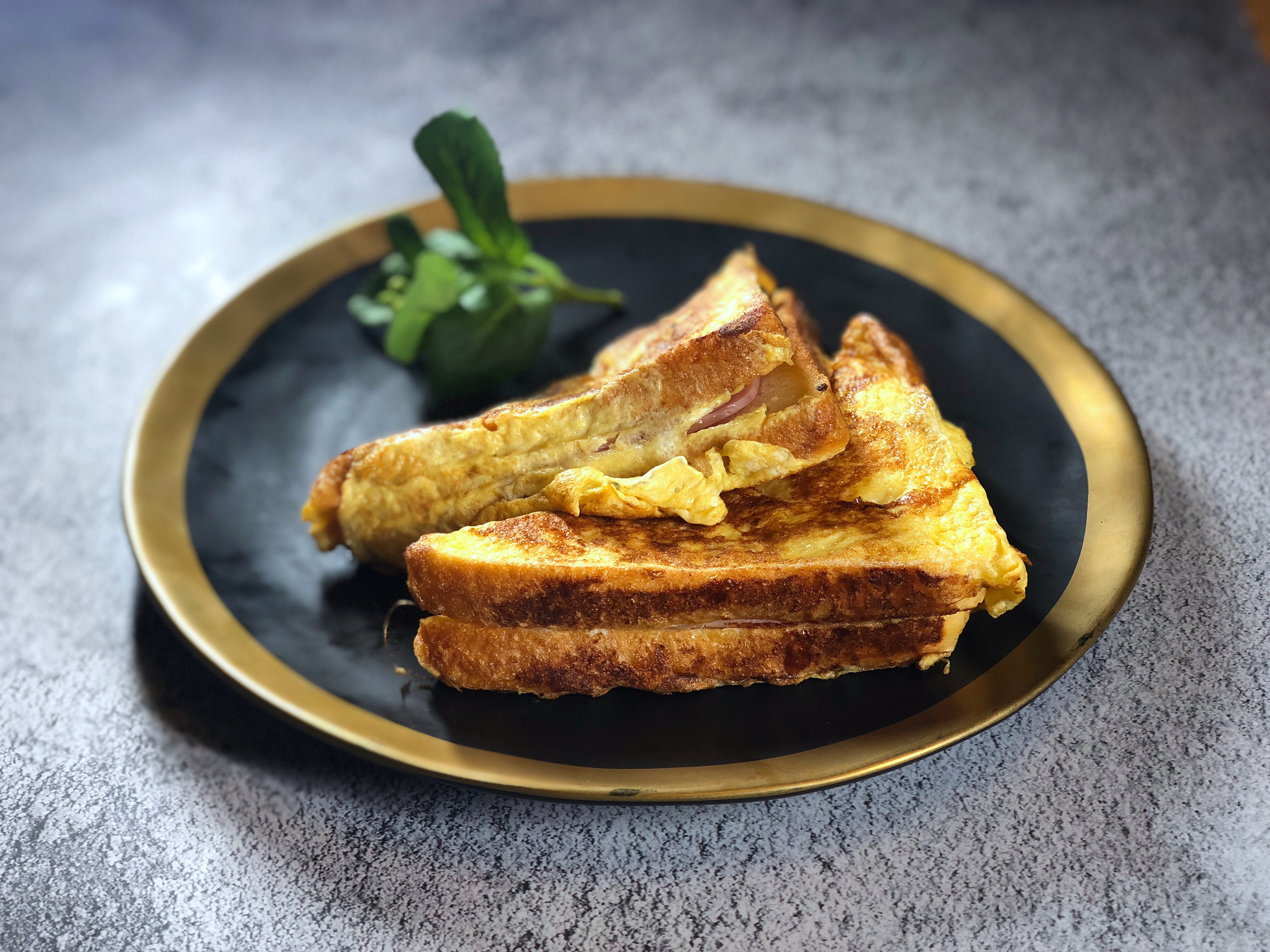 芝士火腿西多士做法空气炸锅,芝士火腿西多士