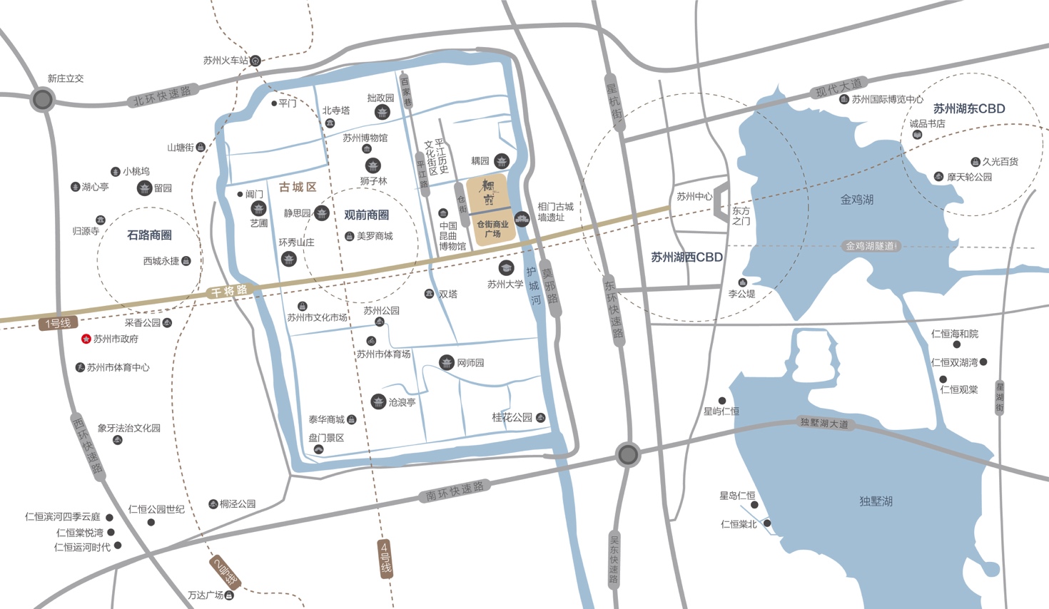 苏州仁恒观棠独栋样板,苏州仁恒洋房