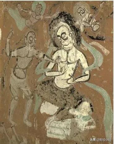 餐厅工业风国潮壁画,18d浮雕壁画国潮