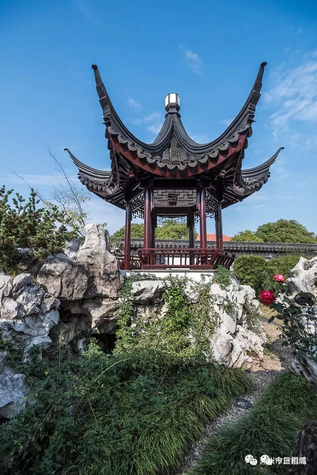 苏州园林夏季,苏州园林夜间