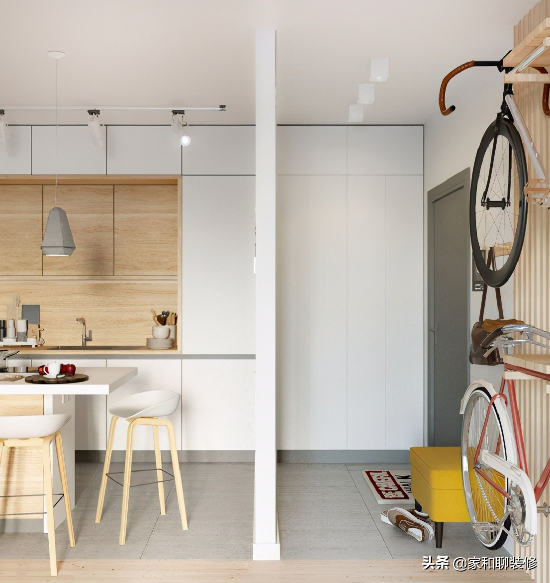 入户开门见厅设计,开门见灶如何设计隔断