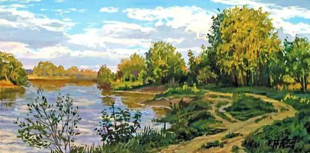 忻东旺油画俄罗斯风景作品,33幅俄罗斯精美风景油画