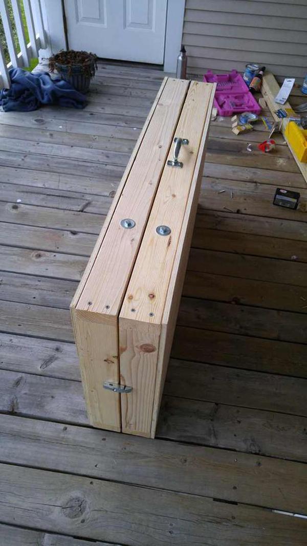 可折叠上下两层桌子,最实用的折叠桌子