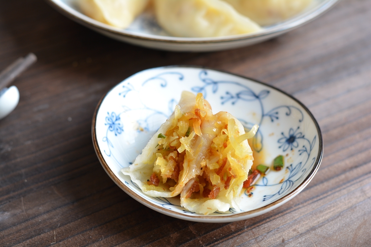 烫面胡萝卜面饺子,怎样和饺子面软而筋道