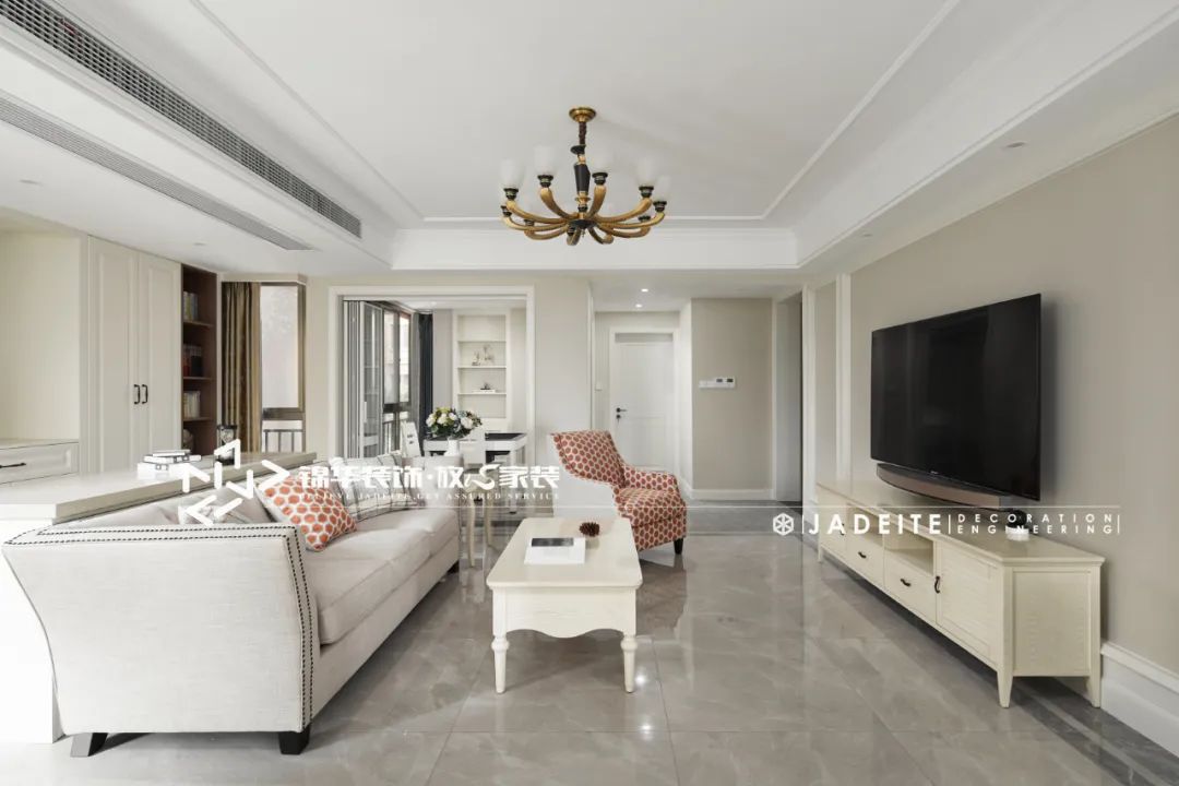 锦华装修美式案例,锦华装修效果图小户型