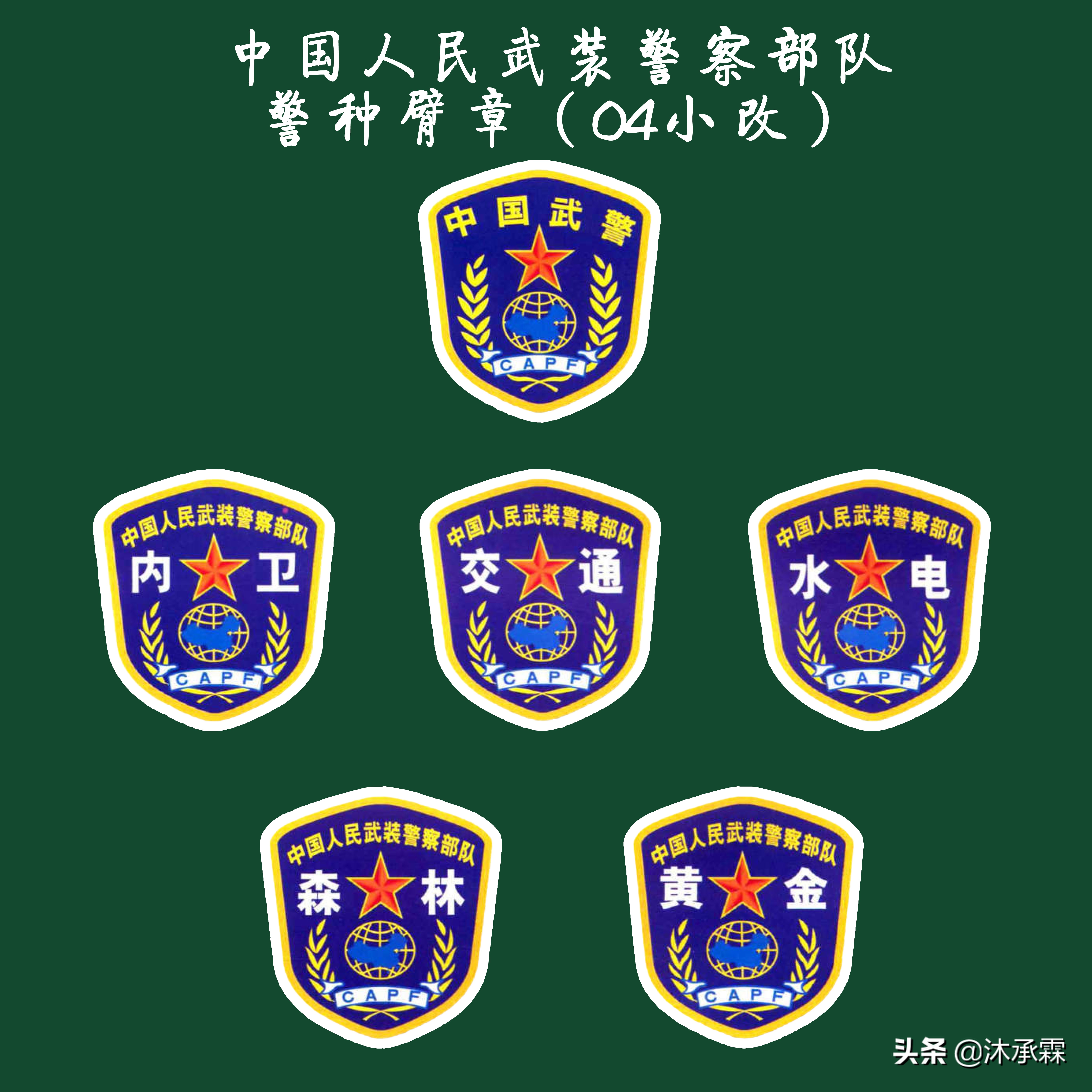 我国警察服装变迁图,中国人民武装警察部队军服变迁史