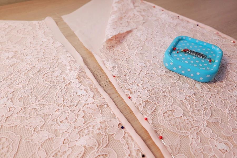 短款包臀裙裁剪缝制教程,包裙开叉缝制方法图解