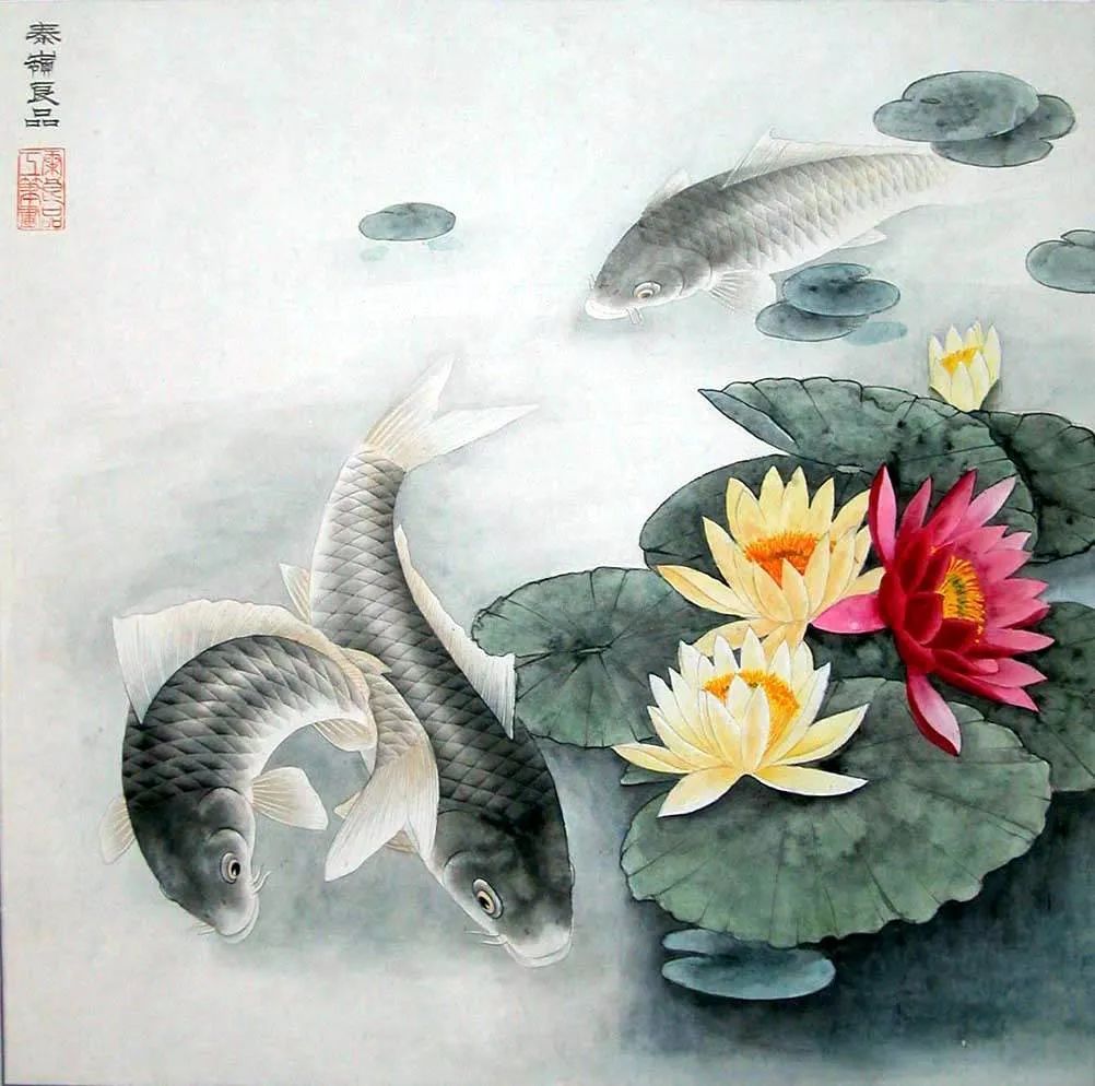现代工笔重彩人物画,当代工笔重彩人物画