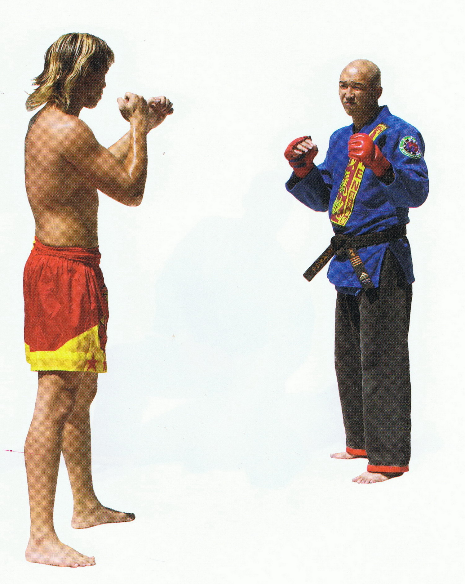 美女泰拳格斗教学接腿摔,格斗三连踢教学