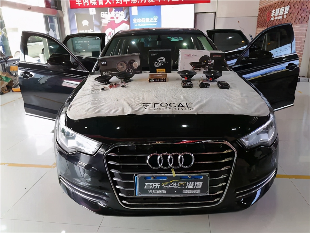 奥迪A3原装音响不够听怎么办？那就丢掉换套“劲浪两分频喇叭”